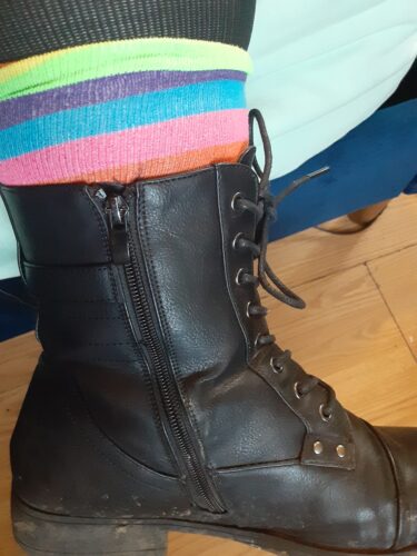 Two Pairs of Socks with Boots