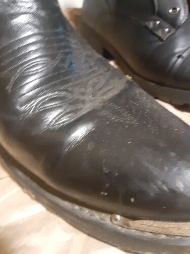 Boots That Need Polished