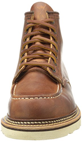Image of the Red Wing Heritage Men's Classic 1907 6-Inch Moc Toe Boot,Copper Rough & Tough,9.5 D US