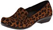 Image of the Dansko Women's Olivia Slip-On Loafer,Leopard Hair Calf,39 EU/8.5-9 M US