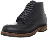 Image of the Red Wing Heritage Men's Beckman 6-Inch Embossed Moc Toe Boot,Black,8 D(M) US