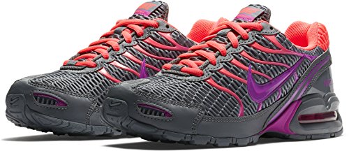 Image of the NIKE Women's Air Max Torch 4 Running Shoe Cool Grey/Hyper Violet/Hyper Punch Size 7 M US