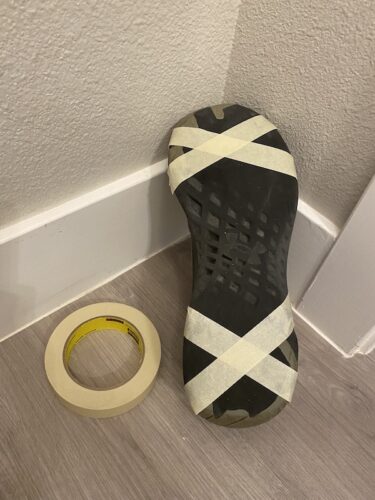 DIY Non Slip Shoe using tape