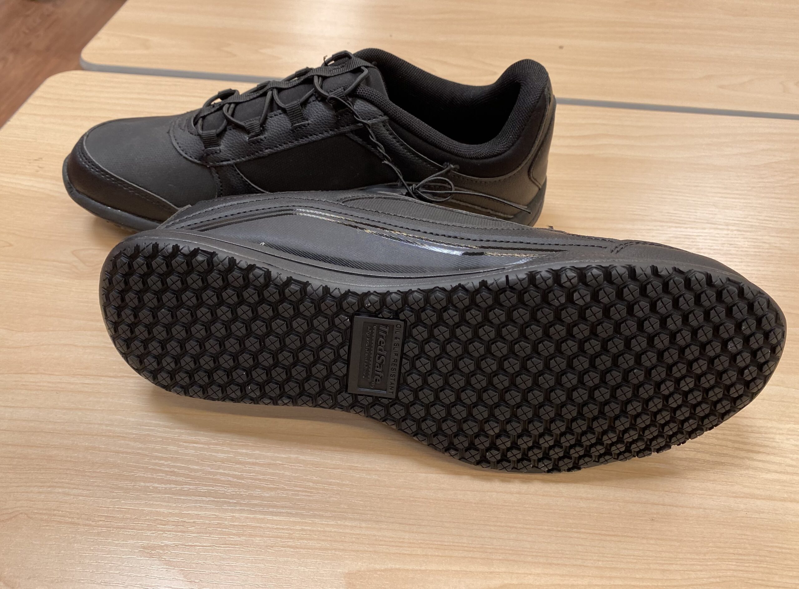 Non Slip Shoes with tight tread pattern